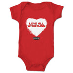 Back Body Drop  Infant Onesie Red
