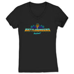 Battleground Podcast  Women's V-Neck Black