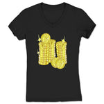 Big Money  Women's V-Neck Black