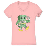 Big Money  Women's V-Neck Pink