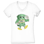 Big Money  Women's V-Neck White
