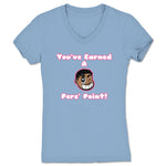 Big Perc'  Women's V-Neck Baby Blue