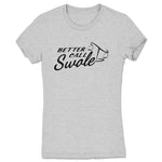 Big Swole  Women's Tee Heather Grey