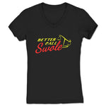 Big Swole  Women's V-Neck Black