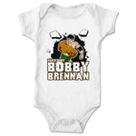 Bobby Brennan  Infant Onesie White