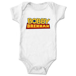 Bobby Brennan  Infant Onesie White