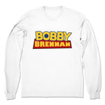 Bobby Brennan  Unisex Long Sleeve White