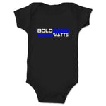 Bolo Watts  Infant Onesie Black