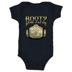 Boot 2 the Face  Infant Onesie Navy