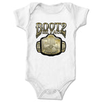 Boot 2 the Face  Infant Onesie White