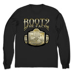 Boot 2 the Face  Unisex Long Sleeve Black