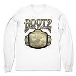 Boot 2 the Face  Unisex Long Sleeve White