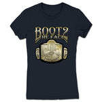 Boot 2 the Face  Women's Tee Navy