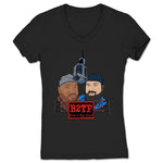 Boot 2 the Face  Women's V-Neck Black