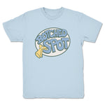 Botched Spot  Youth Tee Light Blue