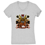 Breaker and Bayn's Power Hour  Women's V-Neck Heather Grey