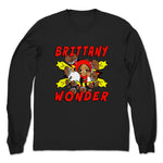 Brittany Wonder  Unisex Long Sleeve Black
