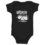 Broken Table  Infant Onesie Black