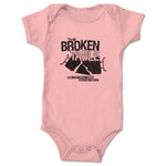 Broken Table  Infant Onesie Pink