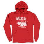 Broken Table  Midweight Pullover Hoodie Red