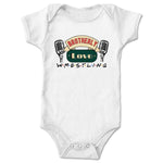 Brotherly Love Wrestling  Infant Onesie White