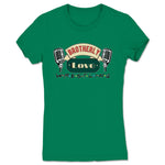 Brotherly Love Wrestling  Women's Tee Kelly Green