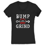 Bump and Grind  Women's V-Neck Black