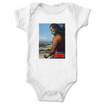 Cabana Man Dan  Infant Onesie White