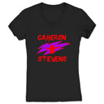 Cameron Stevens  Women's V-Neck Black