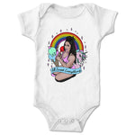 Candy Lee  Infant Onesie White