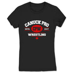 Canuck Pro Wrestling  Women's Tee Black