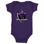 Capital Championship Wrestling  Infant Onesie Purple