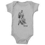Catch Wrestling U  Infant Onesie Heather Grey