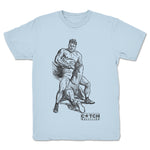 Catch Wrestling U  Youth Tee Light Blue