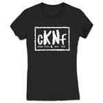 Chops, Kicks, and Nearfalls  Women's Tee Black