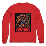 Chris Taylor  Unisex Long Sleeve Red
