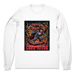 Chris Taylor  Unisex Long Sleeve White