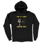 Christian Strife  Midweight Pullover Hoodie Black