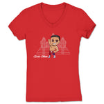 Cody Chhun  Women's V-Neck Red