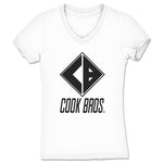 Cook Brothers  Women's V-Neck White