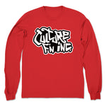 Culture Inc.  Unisex Long Sleeve Red