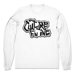 Culture Inc.  Unisex Long Sleeve White