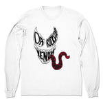 Da Rockstar Venom  Unisex Long Sleeve White