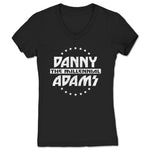 Danny Adams  Women's V-Neck Black