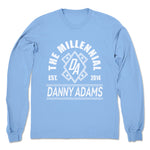Danny Adams  Unisex Long Sleeve Baby Blue