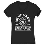 Danny Adams  Women's V-Neck Black