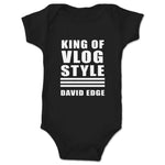David Edge  Infant Onesie Black