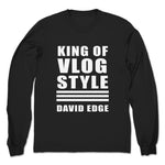David Edge  Unisex Long Sleeve Black