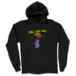 Delightful Dan the God Damn Candy Man  Midweight Pullover Hoodie Black
