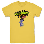 Delightful Dan the God Damn Candy Man  Unisex Tee Maize Yellow